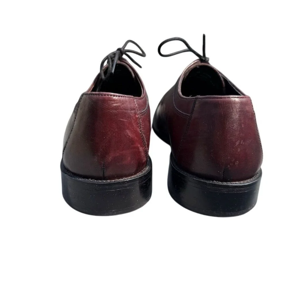 Johnston & Murphy Men's Cap Toe Derby Oxfords‎ Red Size 9.5 Wide